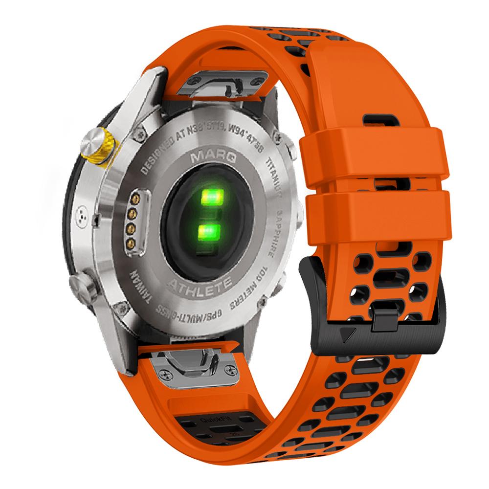 Силиконовый ремешок 26 мм 22 мм для Garmin Fenix ​​6X6 Pro 5X5 Plus 7X7 3HR 935 945 Enduro 2 QuickFit ремешок для часов браслет Correa
