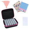 Diamond Painting Tool Set Storage Bag - 60 Grid Round Bottle Packaging Handbag