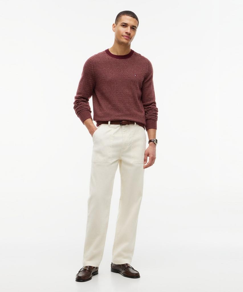 TOMMY HILFIGER Wool Crew Neck Sweater (T12G7Kpo250Mt10Bq)
