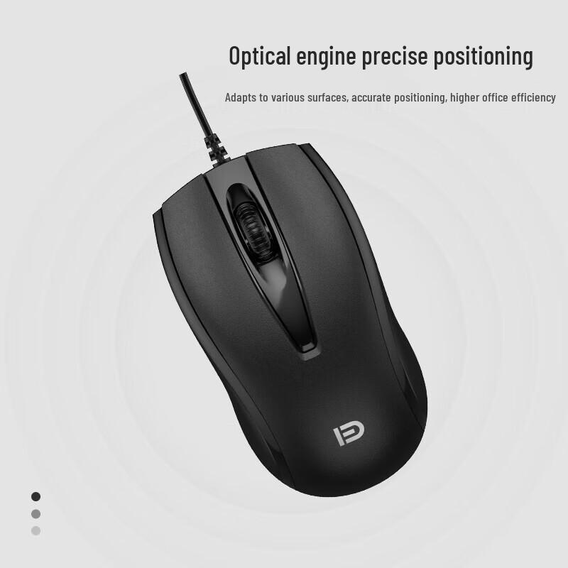 Fude Ergonomic Wired Keyboard and Mouse Combo