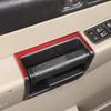 Red Carbon Fiber Inner Door Handle Frame Sticker Trim For Hummer H2 2003-2007