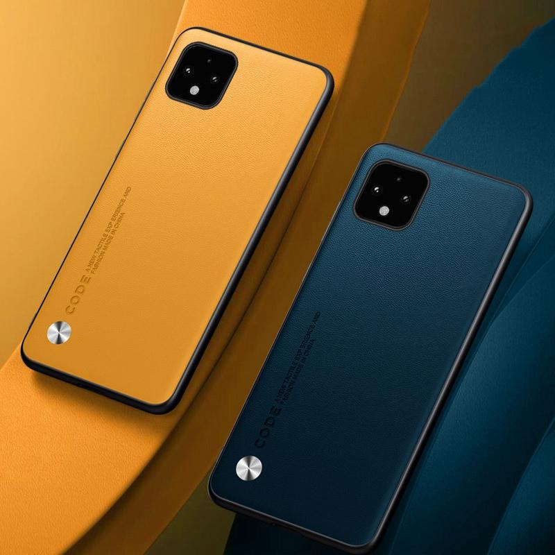 Роскошный чехол из искусственной кожи для Google Pixel 4 XL, матовая задняя крышка, силиконовый защитный чехол для телефона Google Pixel 4 4XL Pixel4 Coque
