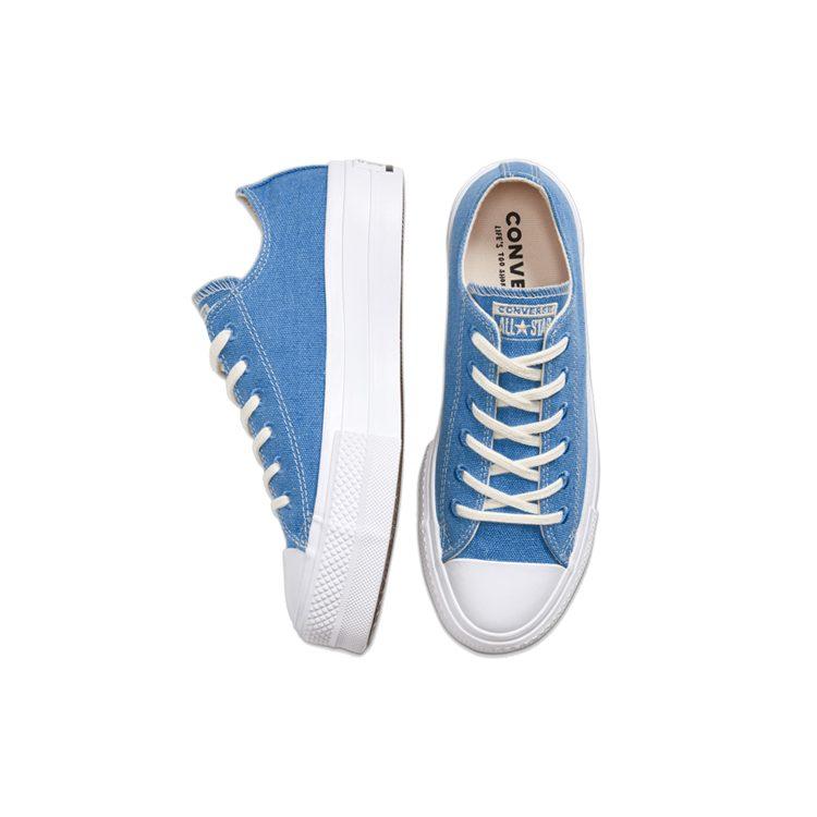 Кеды Chuck Taylor All Star Wmns Renew Cotton Converse на платформе низкие 'Coast' Женские 567105C