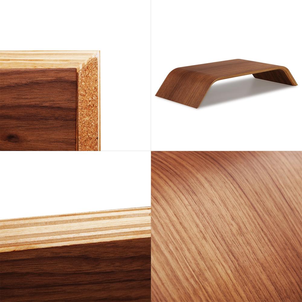 SAMDI Деревянная подставка «Все в одном» Монитор для машины Держатель для ноутбука Прочная несущая способность Стабильная деревянная подставка