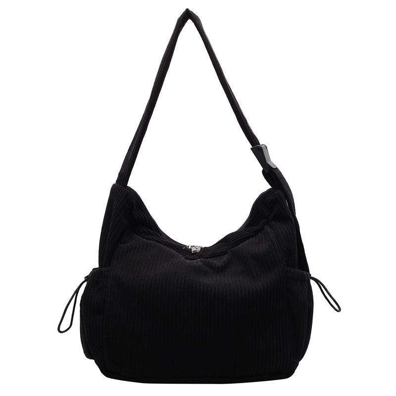 Corduroy Bag Women's Tote Bag Large Capacity Autumn and Winter Messenger 2025 New Versatile Retro Shoulder Bag