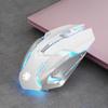 G305 Gaming Mouse USB Rechargeable 2.4G Wireless Bluetooth Mouse Mute Ergonomic Mouse 1600DPI 6 Button LED Backlit for PC Laptop