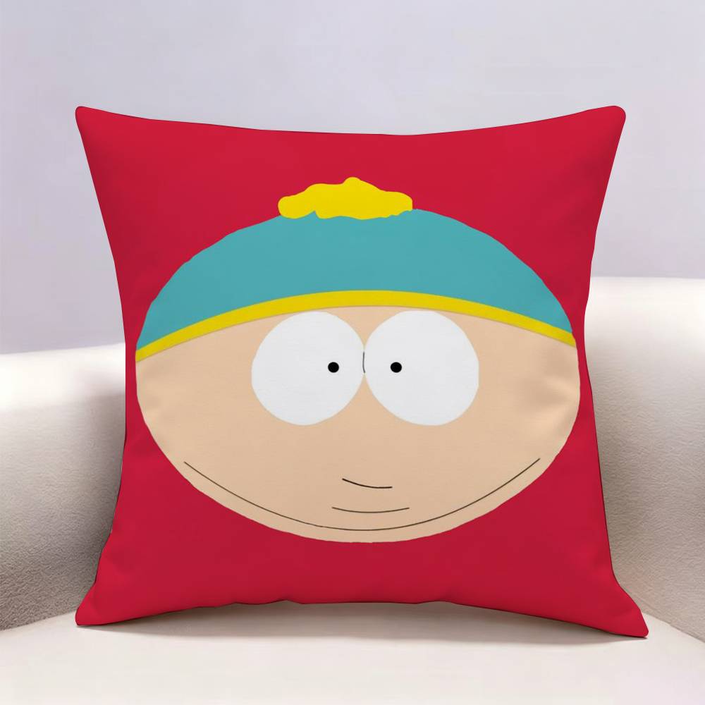 Funny SSouth Park Doublesided print Pillow Case Pattern Printed Pillowcase For Living Room Sofa Cushion Cover
