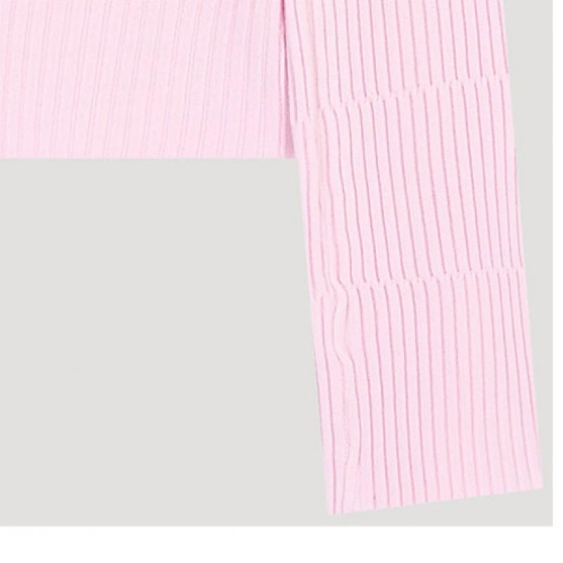 [shs Miss] Текстурированный V-образный вырез на пуговицах Sskpoo11070 Lp