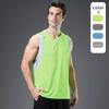 Men's Spring-Summer Quick-Dry Breathable Tank Top for Outdoor Fitness, Marathon Running, and Basketball Training.