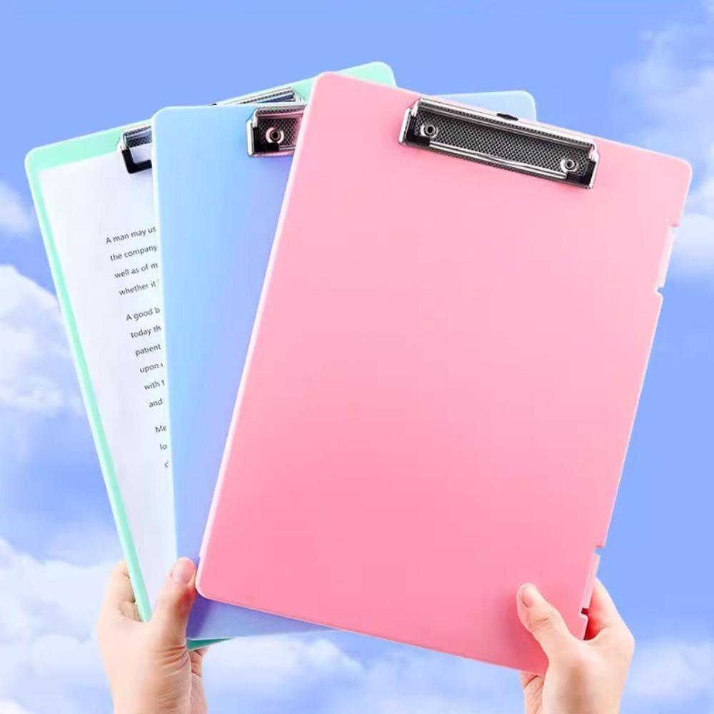 Multi-function File Splint Storage Box Writing Board Side Opening Clasps Folder School Stationery