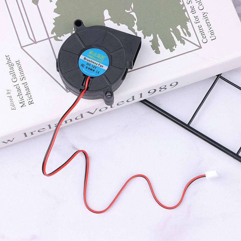 Dc 5V 12V 24V 5015 Turbo Fan Blower Extruder Radiator Diameter 5Cm High Speed Cooling Centrifugal Fan Cooling Fan