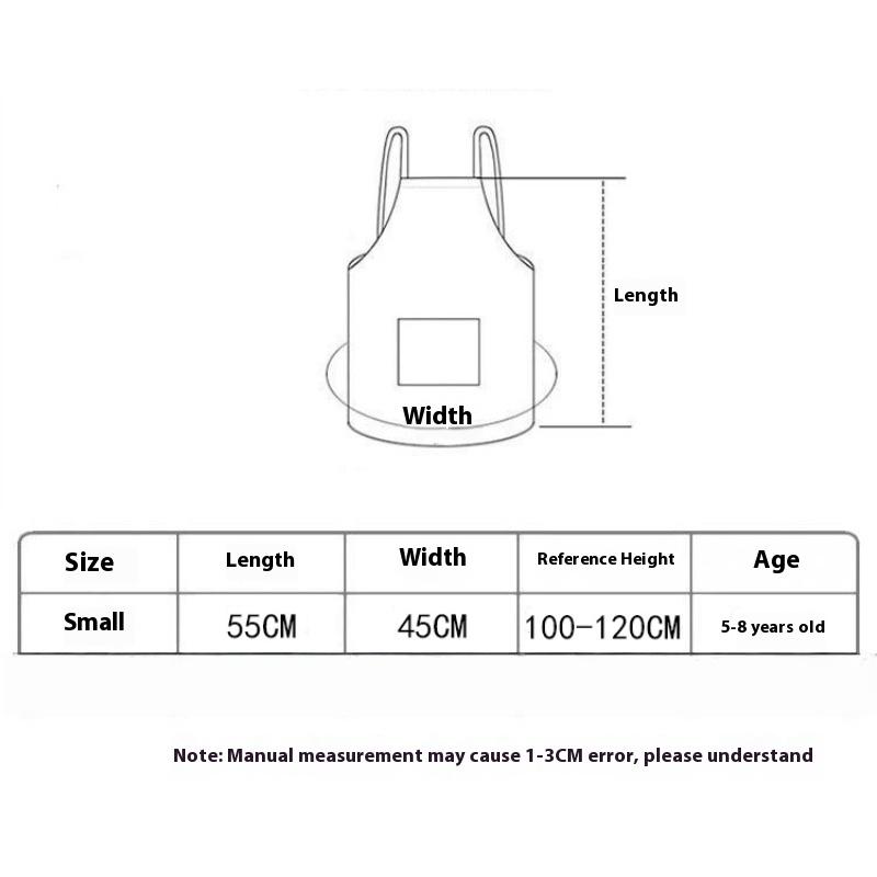 1 шт. Защитная одежда для рисования без рукавов Детский фартук Мальчики и девочки Нагрудники для еды Водонепроницаемая художественная одежда навыворот