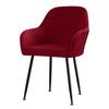 Чехол на стул Silver Fox Velvet Swan Flannel Elastic Home Hotel Dining Chair High Armrest Chair