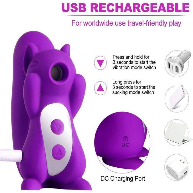 Стимулятор клитора в форме белки, вибраторы, присоска для языка, соска, вагина, вибратор для женщин, мастурбатор, сосание, секс-игрушки