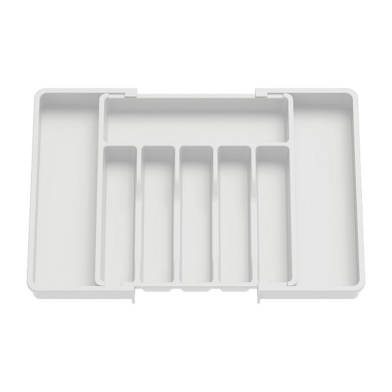 Lifewit Silverware Drawer Organizer, Expandable Utensil Tray For Kitchen, Adjustable Flatware And Cutlery Holder Black
