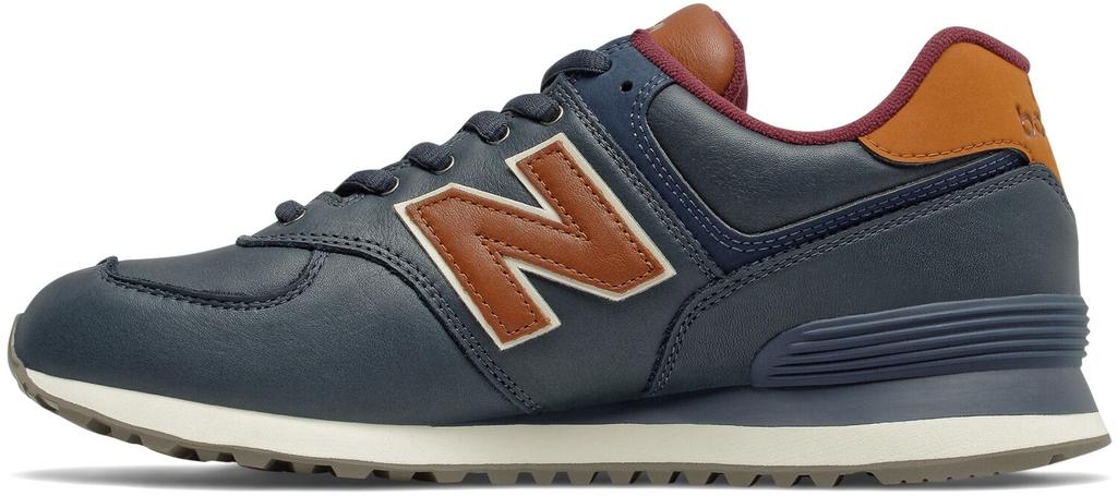 Кроссовки New Balance 574 natural indigo/saddle brown (ML574OMC)