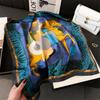 Horse Silk Scarf Light Luxury Women'S Scarf Simulation Silk Small Square Scarf 70Cm Sun Protection Shawl Scarf