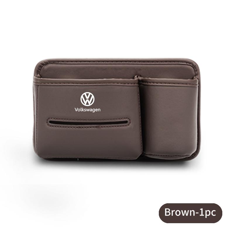 Car Seat Back Storage Box Portable Water Tissue Beverage Rack For Volkswagen VW Golf 4 5 6 7 Polo Jetta Sagitar Magotan Passat