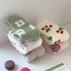 Soft Plush Floor Sleeping Socks Coral Fleece Women Socks Warm Mid-tube Socks  Autumn
