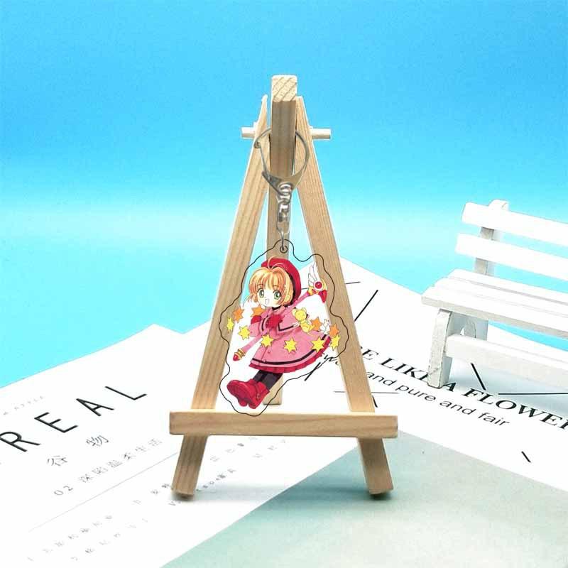 Cardcaptor Sakura Аниме Акриловый Забавный Брелок Аниме-Сувениры Подарок Девочке Брелок Подвеска на Сумку Сувенир Подвеска Украшение