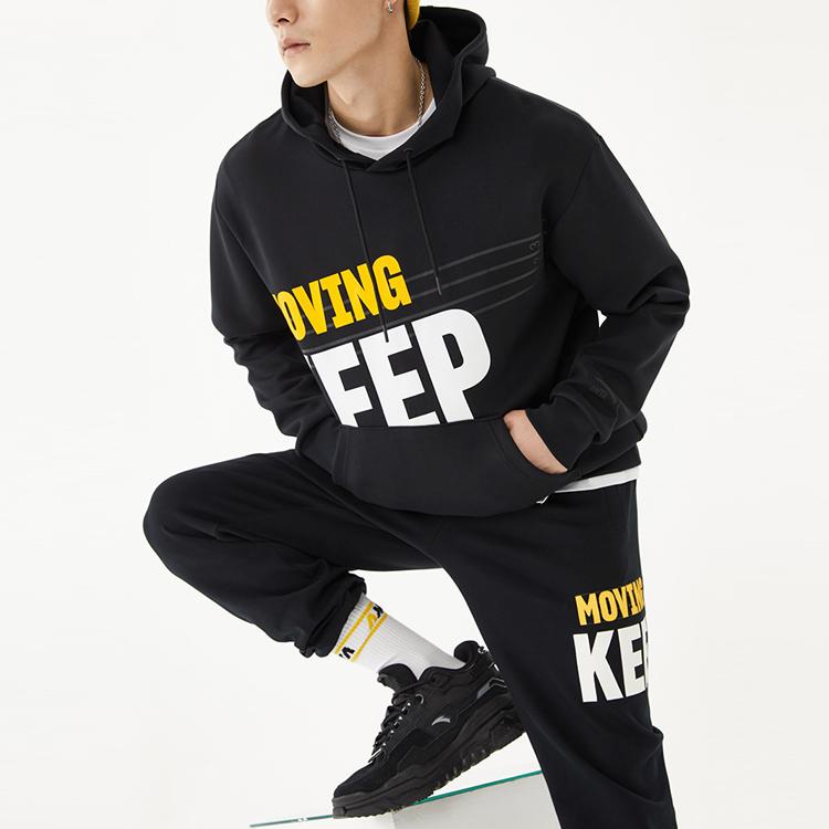 Anta Мужской пуловер с капюшоном Life Series, черный 152138722-5