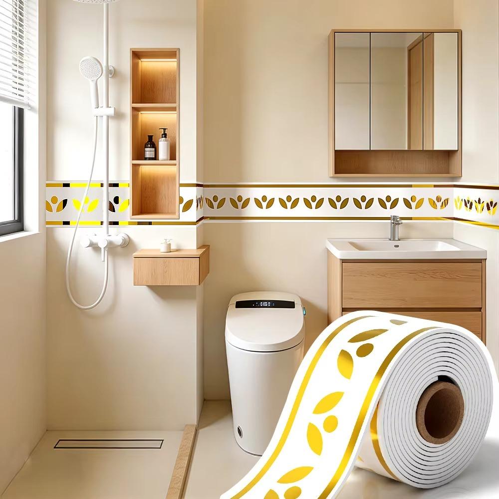 Thick Wall Border Waterproof Baseboard Trim Border Wall Stickers Living Room