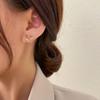 Elegant Heart Clip-On Earrings: Simple and Chic for Everyday Wear