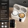 220V Dual Inner Independent Control Rice Cooker 800W Non-stick Electric Multi Cooker 4L
