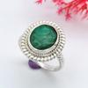 Sakota Mine Emerald Statement Ring 925 Sterling Silver Women Jewelry For Gift