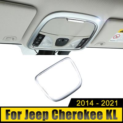 Для Jeep Cherokee KL 2014 2015 2016 2017 2018 2019 2020 2024 ABS автомобиль передний задний купол лампа для чтения рамка крышка отделка полоса наклейка