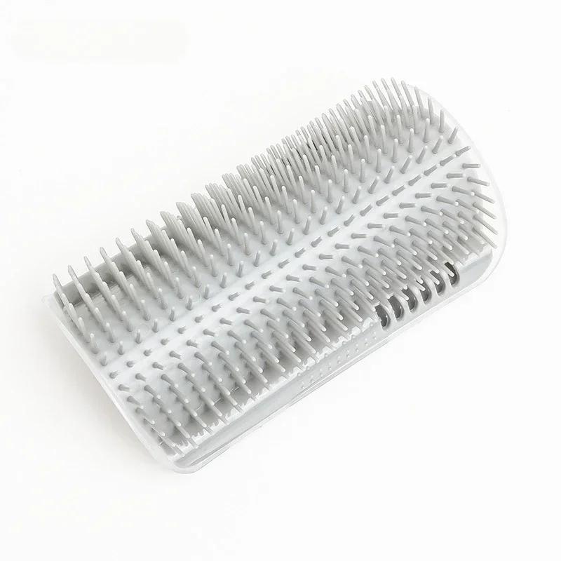 Cat corner brush comb, cat massage grooming, cat arch-shaped plastic self-cleaning scratching board product