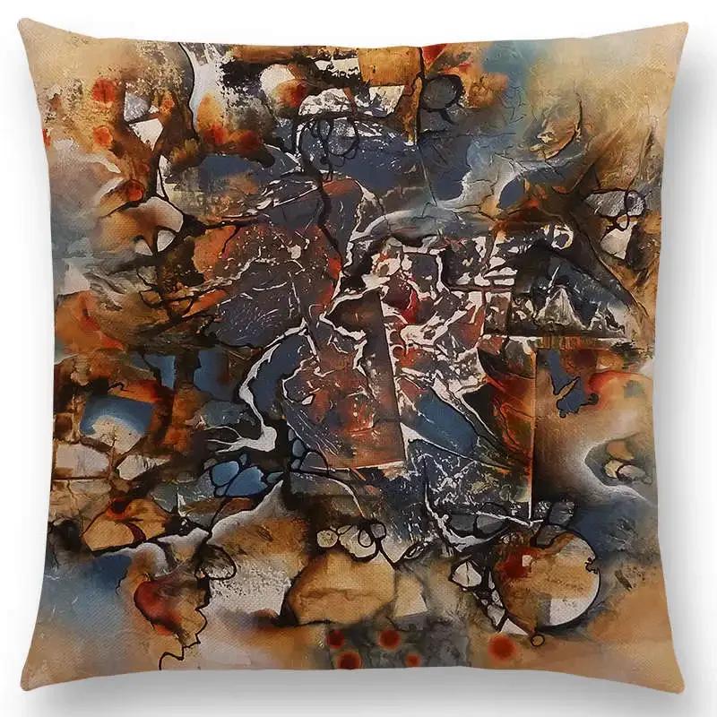Новая d напечатанная великолепная абстрактная картина скульптура таинственный узор фантастическая наволочка для дивана наволочка для подушки