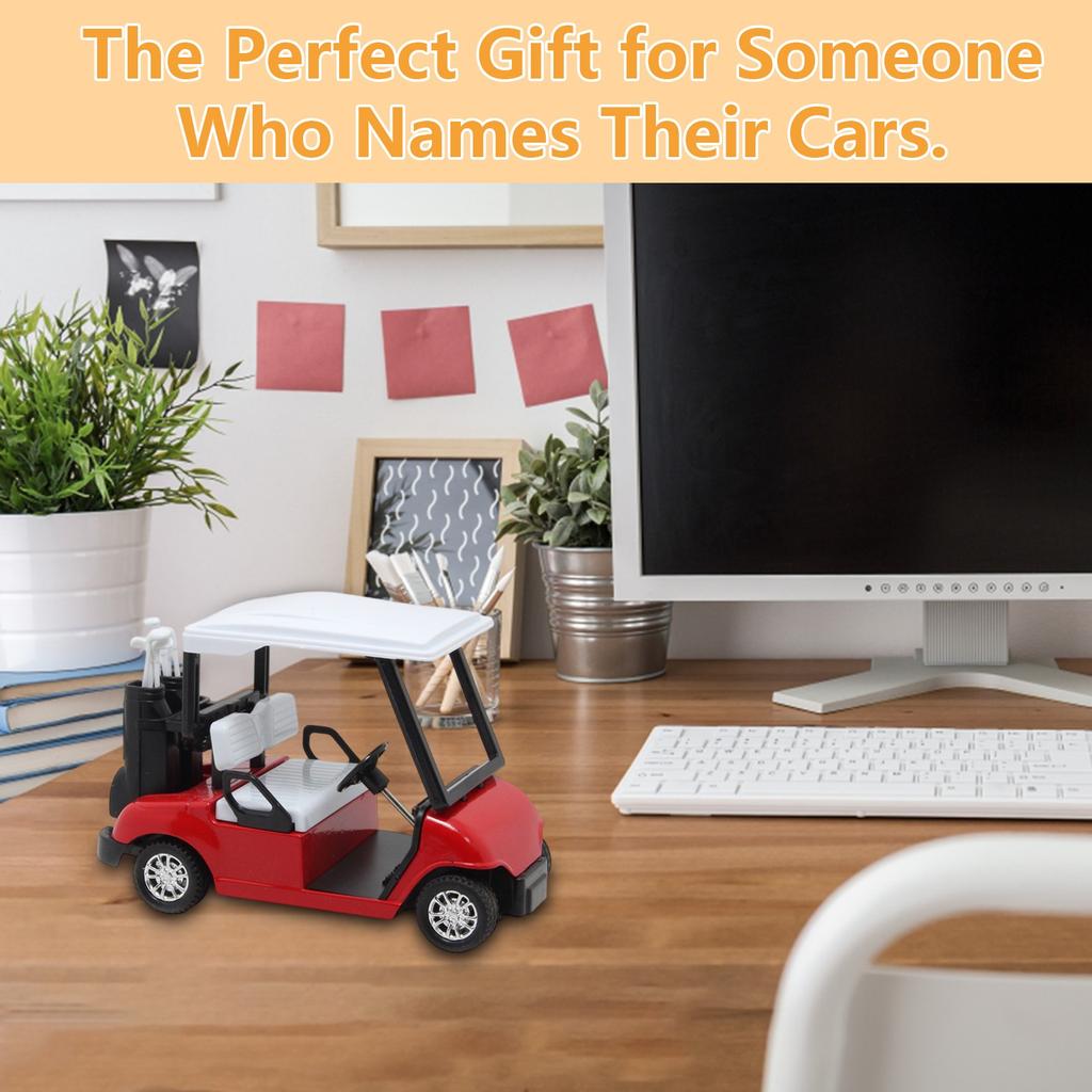 Литая модель гольф-кара – Инерционная сплавная машинка для детей и коллекционеров