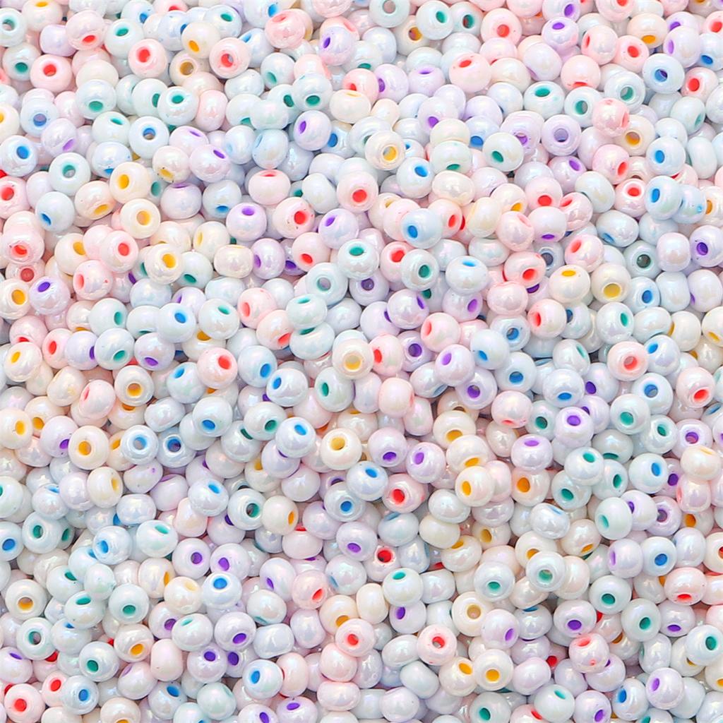 450G High Quality Glass Seed Beads Shiny Glazed Pearl Glass Beads For Earring Bracelet Necklace DIY Jewelry Craft Garment Accessoreis Making