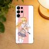 Чехол для телефона Shokuhou Queen Misaki для Samsung S25,24,23,22,30,21,10,9,Ultra,Plus,Lite Мягкий черный чехол