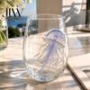 Unique Gifts for Marine Enthusiasts Octopus Glass Tumbler, Ocean Whales Seahorses Crabs Jellyfish Cocktail Cup Home Deep Sea Style Kitchen Decor Bar,