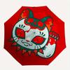1pc Cats Skulls Auto Open/Close Cute Umbrella, Portable Folding Umbrella for Travel, Themed Events,