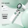 2026 Handheld Turbo Fan with Digital Display, 199 Speeds & Ice Pack Cooling, Three-Fold Design with Lanyard