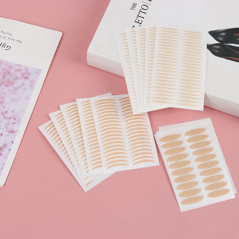 200 шт. невидимая кружевная сетка, двойная лента для подтяжки век, клейкая лента, пинцет