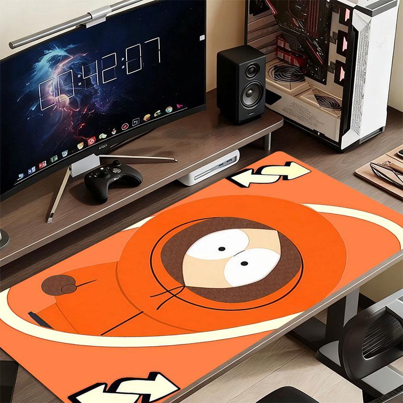 Kenny Mouse Pad, Large Gaming Desk Mat, Non-slip XXL Mousepad for Laptop & Tablet, Mini PC Playmat with Stitched Edges