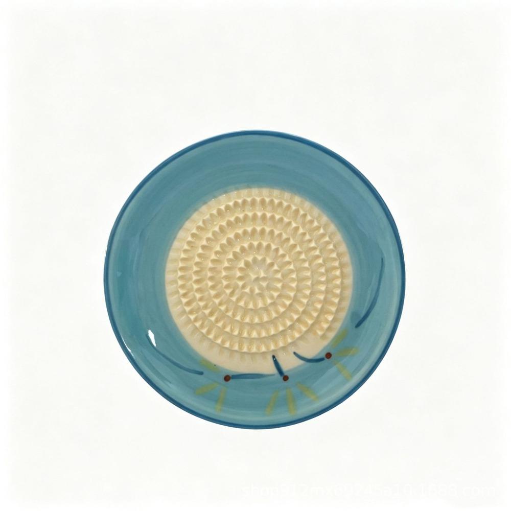 Non-Slip Ceramic Ginger Grater Easy Clean Fruit Grinding Tool Manual Garlic Masher  Tomato Grating