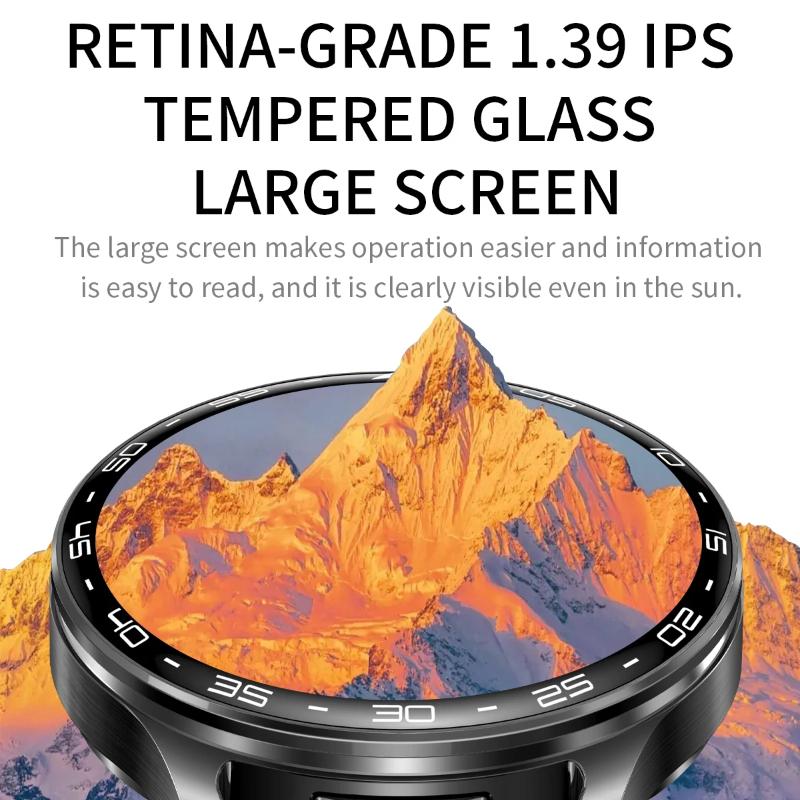 2025 Новая TWS-гарнитура 2 в 1 Смарт-часы 1,39" Женские Мужские Спорт Фитнес Пульсометр Трекер здоровья Часы Наушники Музыка Смарт-часы