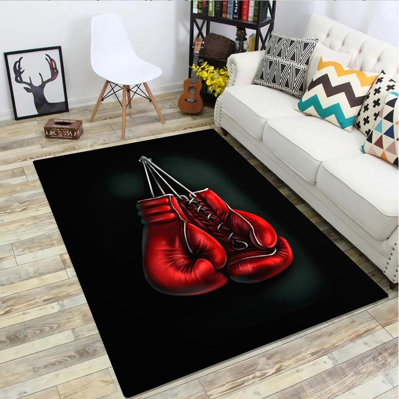 Boxing Gloves Rug Home carpet Office Decorative Carpet For Living Room Bedroom Door Mat Floor Carpet Computer Chair Area Rug