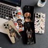Protective Cover for Apple iPhone 17 16 14 15 Plus Pro Max 16E ProMax + 15Plus 15+ 16+ Casing Phone Case Dachshund Dog Doberman