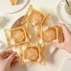 100pcs Plastic Handmade Biscuit Packaging Bag Clear Mooncake Packaging Bag Food Grade Material   DIY