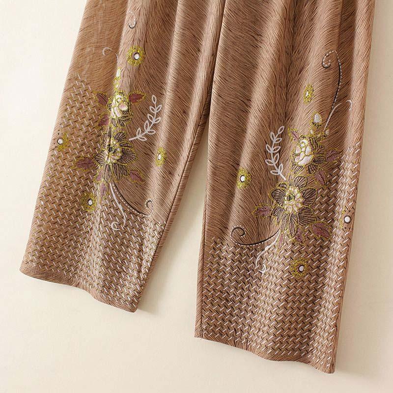 Женский костюм из 2 предметов, хлопковая футболка и брюки, хлопковый свободный повседневный летний костюм из двух предметов, топ и брюки