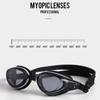 -150 To -700 Degree Myopia Swim Goggles Men Women HD Anti-fog Swimming Glasses Waterproof Anti-Uv Swim Eyewear Transparent Lens