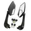 2025 New New Useful Universal Scooter Rearview Mirrors Pair Moped ATV Motorcycle Backup
