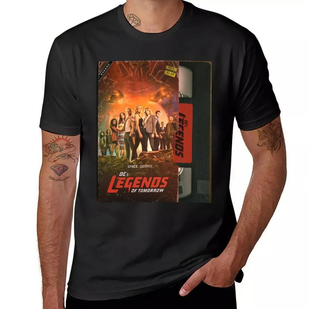 legends of tomorrow season 6 poster T-Shirt summer tops funnys mens t shirts casual stylish