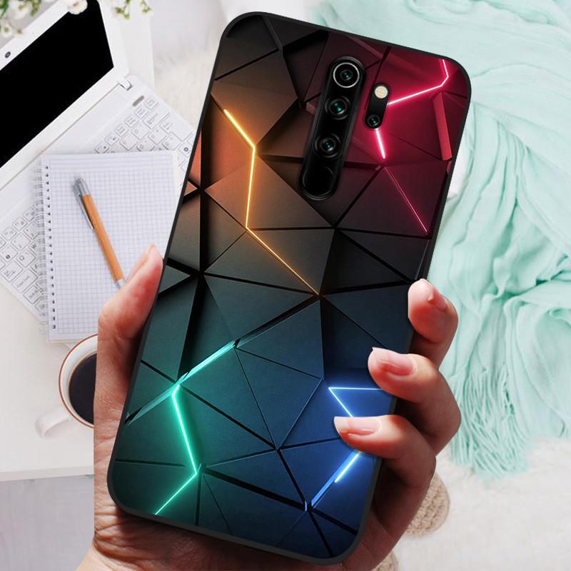 Чехол для телефона Xiaomi Redmi Note 8 Pro, силиконовый, милый, черный бампер, мягкий ТПУ, чехол-бампер для Redmi Note8 Pro 8Pro, задняя крышка, Fundas